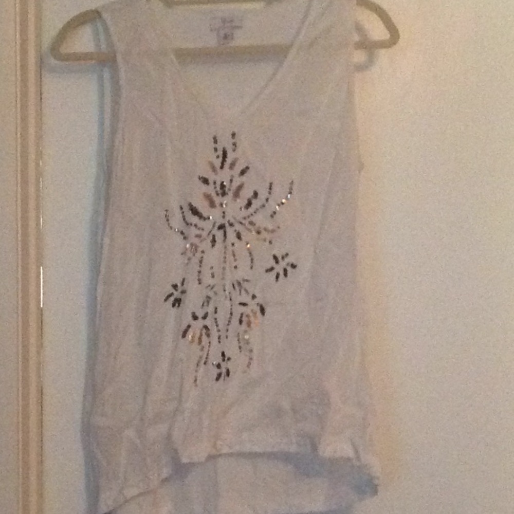 Sleeveless sequin top
